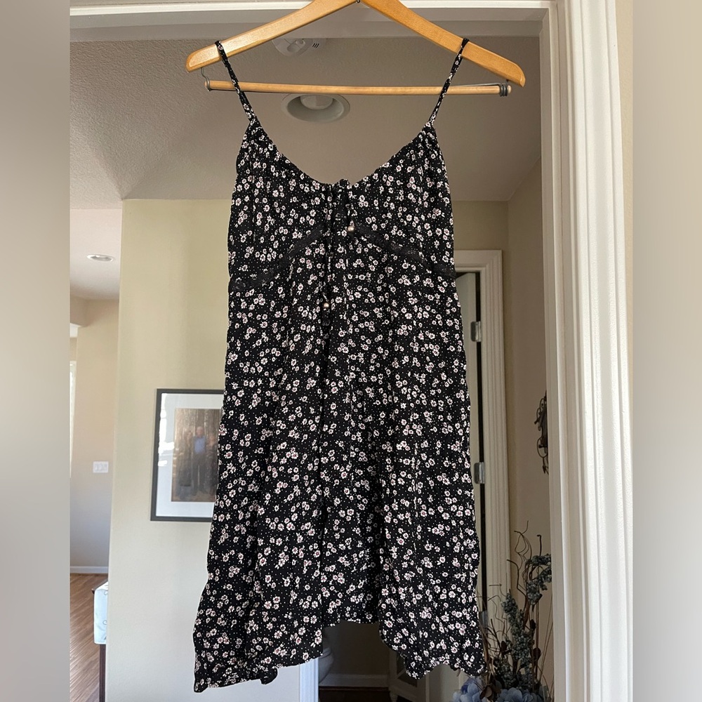 Floral Spaghetti Strap Dress